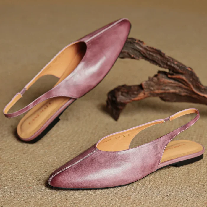 Carisse Genuine Leather Flats