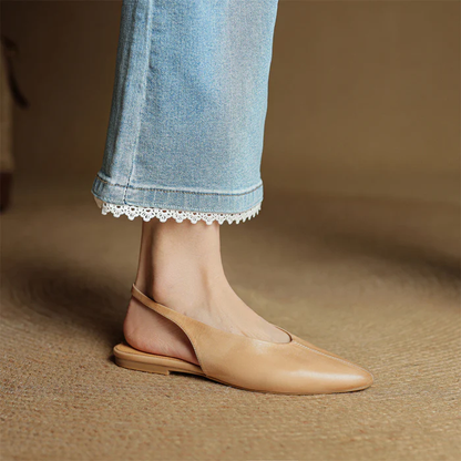 Carisse Genuine Leather Flats