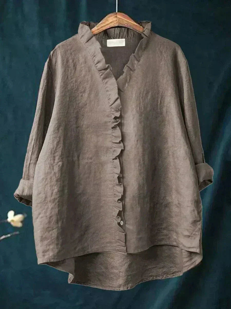 Eline | Elegant Summer Linen Blouse