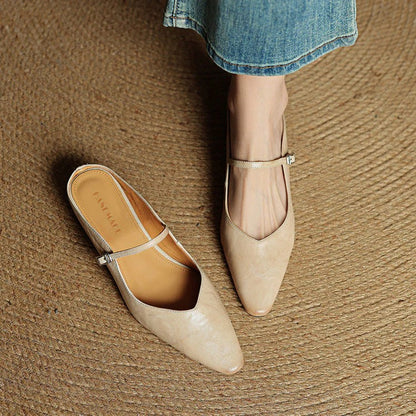 Bellancia Leather Leather Flats