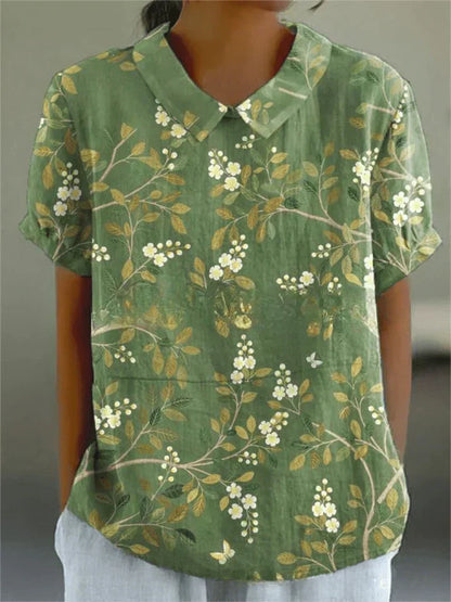 Devika - Floral Pattern Blouse