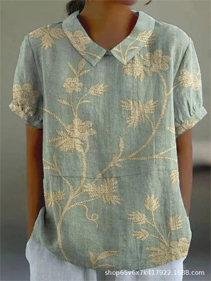 Devika - Floral Pattern Blouse