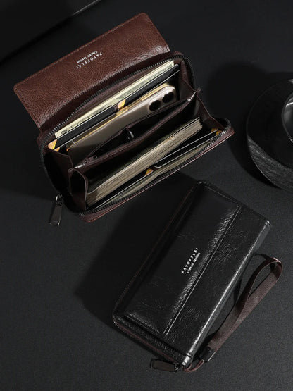 Briony | Multi-Functional PU Leather Zipper Clutch