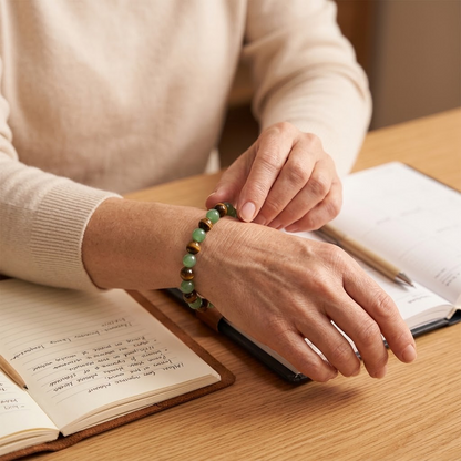 Lunavia – Green Aventurine and Tiger's Eye Wealth Bracelet