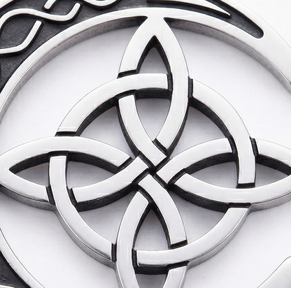 Lunara – Celtic Moon and Knot Pendant