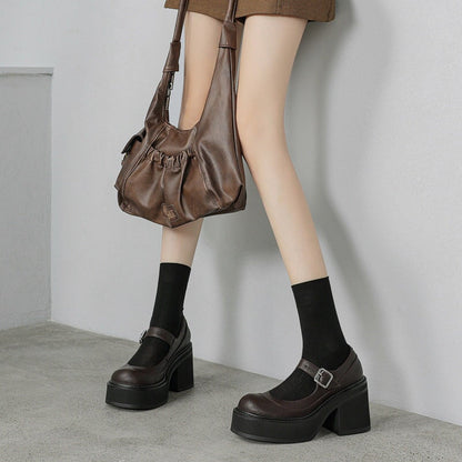 Pela Leather Pumps