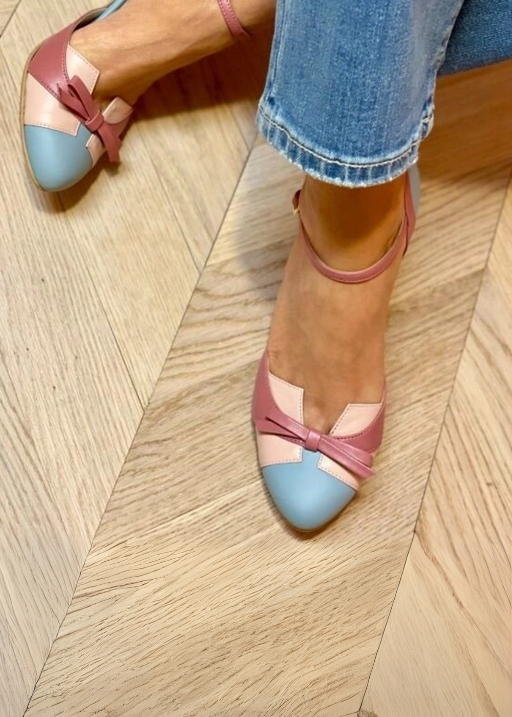 Milly - Elegant Bow Sandals With Heel