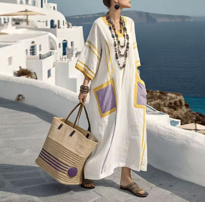 Elegant Mary - Long Strand Dress for a Stylish Summer Look