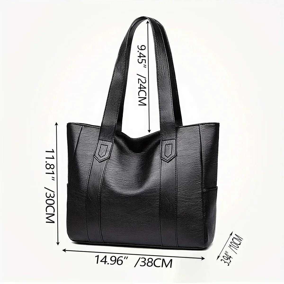 Xanthe | Classic Large Capacity Vegan Tote Bag