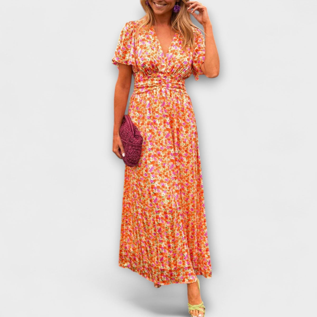 Erin™ Classic V-Neck Dress