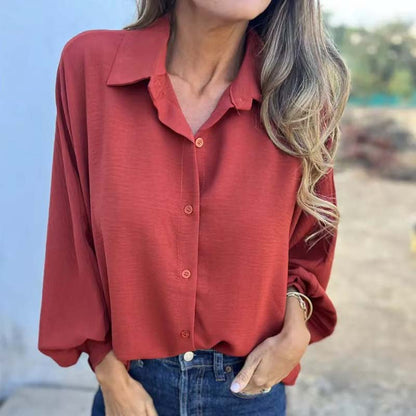 CORNELIA CLASSIC LONG-SLEEVED BLOUSE