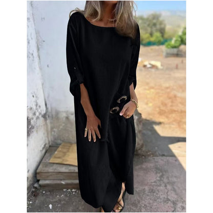 HEATHER – RELAXED OVERSIZED MAXI DRESS