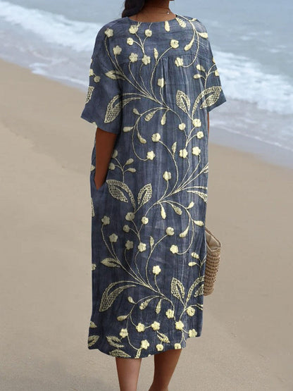 Lieke - Vintage Floral Dress